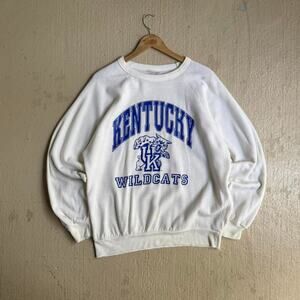 Vintage 80s University Of Kentucky Wildcats Men's L Crewneck